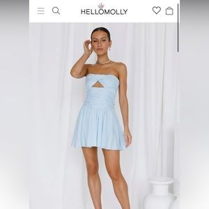 HELLOMOLLY Lets Get It Poppin Dress